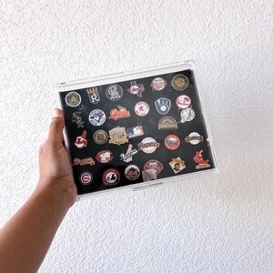 MLB Collectors 30 Pin Set Major League Baseball 1980s Limited Edition in Case